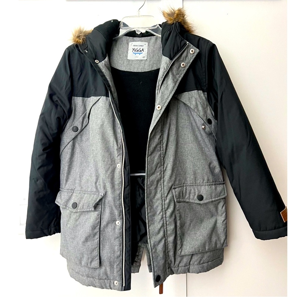 European winter jacket coat boys youth sz:10-13yrs old~like new